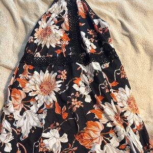 SHEIN Curve Floral Print Dress